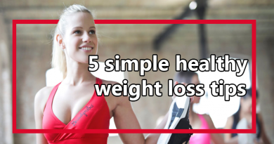 5 simple healthy weight loss tips